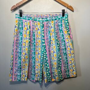 Bushwacker USA VTG Shorts Colorful Retro Novelty Print Hi Rise Mom Spring 10